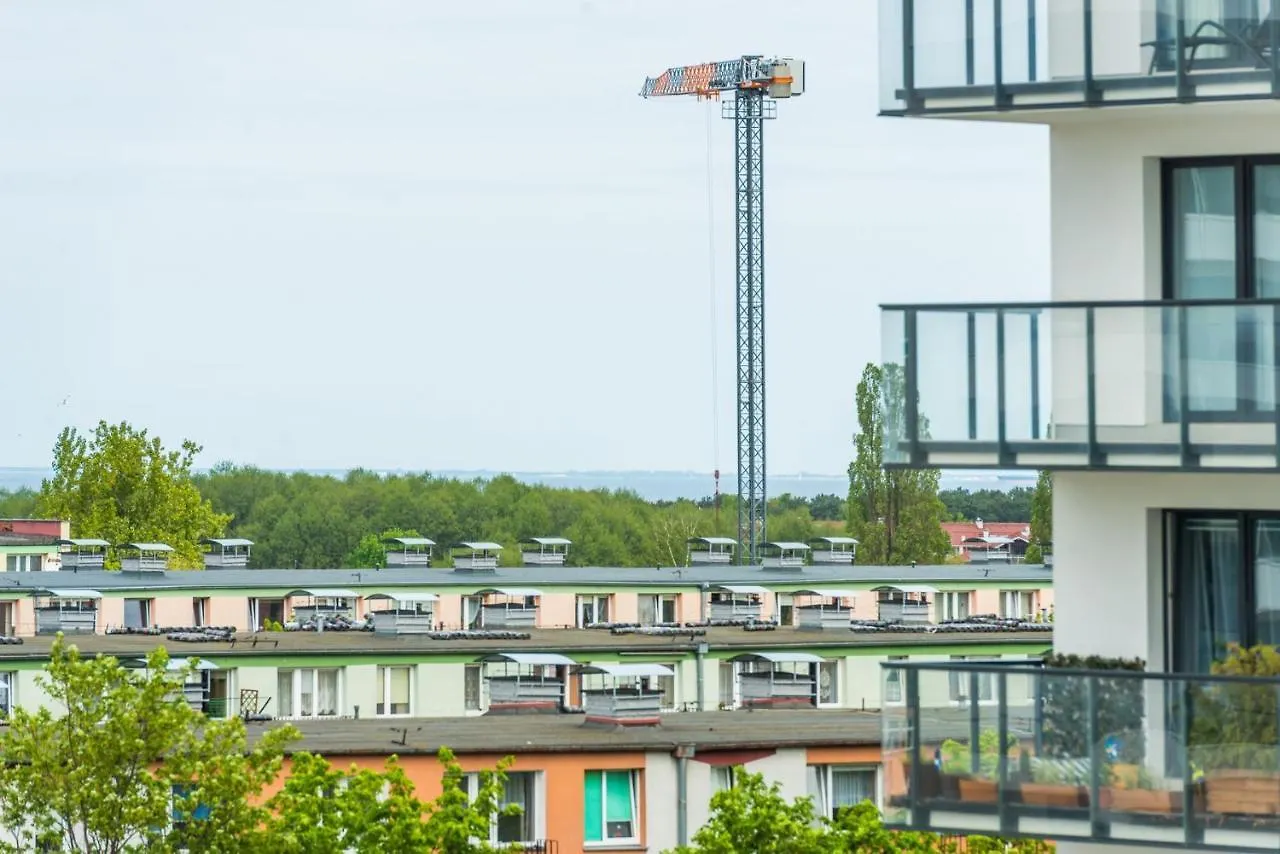 Apartament Nadmorskie Spectrum,blisko plaży z widokiem na morze Gdańsk Polska